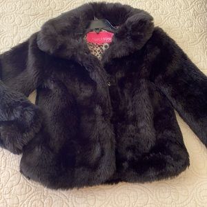 KIDS  Elegant Formal FAUX FUR COAT